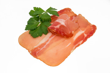 Geräucherter Schinkenspeck