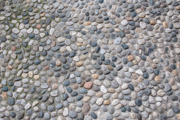 Pebble track, landscape design element