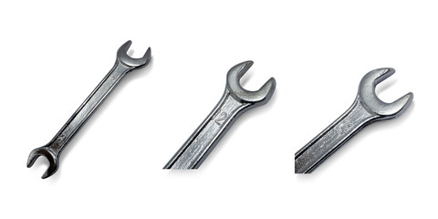 wrench on a white background,with clipping path