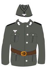 Tunic of the german military great domestic war