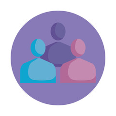 group of people teamwork icons vector illustration design