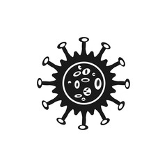 Vector illustration of corona virus icon