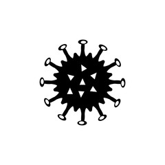 Vector illustration of corona virus icon