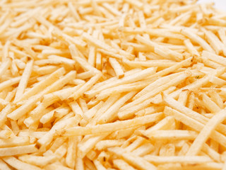 background of golden potato chips for beer