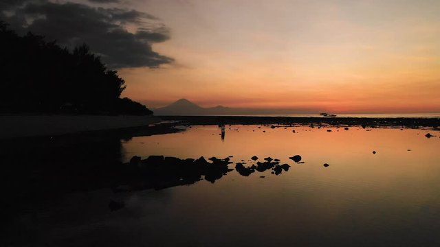 This was an amazing drone shot in Gilli islands, Indonesia.