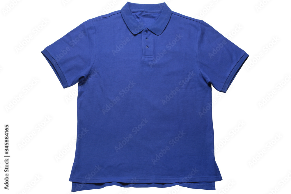 Wall mural Polo shirt isolated on white background