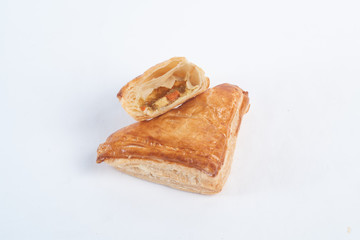 Chicken Pie on a white background.