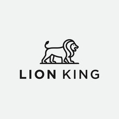 lion king logo / lion vector