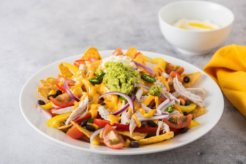 Chicken nachos