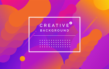 Violet-red space background with active elements for design. Vector illustration