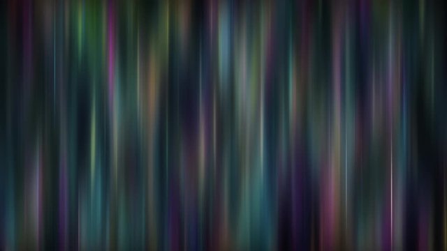 Soft abstract colorful looping blurred streaks looping background.