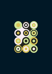 Colour Dots Universe Logo art design illustration