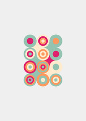 Colour Dots Universe Logo art design illustration