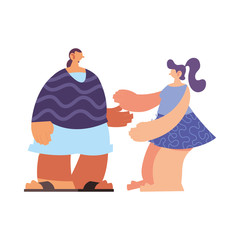 couple talking about pandemic in the world