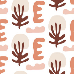 Obraz premium Modern Natural Abstractions seamless pattern