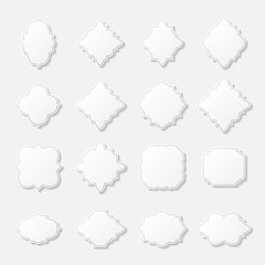 Abstract frames set background