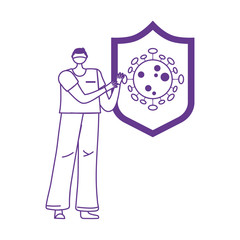 thanks doctors nurses, male nurse medical mask report protection