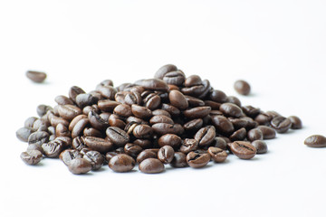 Coffee beans after roasting