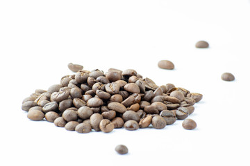 Coffee beans after roasting