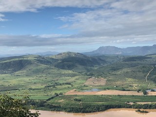 view of the valley of the mountains