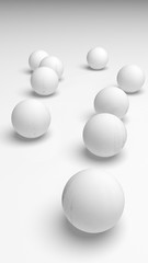 White abstract background. Lowpoly backdrop. Crumpled paper. 3D illustration