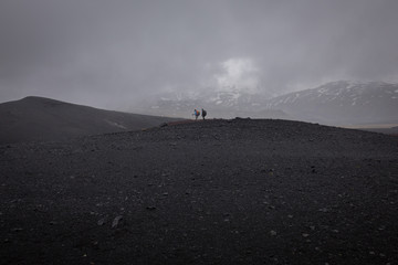 Fototapeta na wymiar Hiking in Iceland 