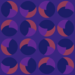 Clear geometric forms. Abstract vector seamless pattern.