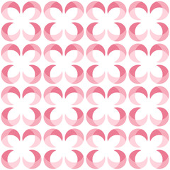 Clear geometric forms. Abstract vector seamless pattern.