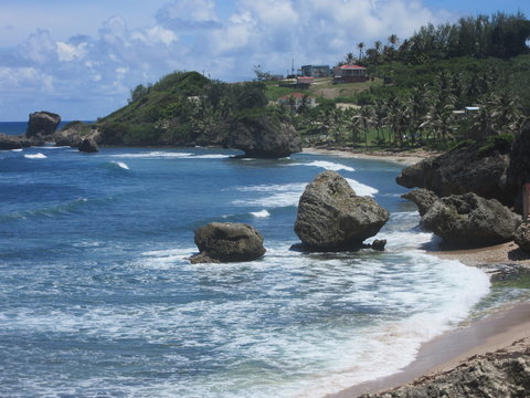 Soup Bowl Auf Barbados Ist Schön