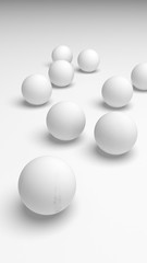 White abstract background. Lowpoly backdrop. Crumpled paper. 3D illustration