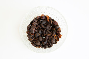 Coffee cherry  on the white background