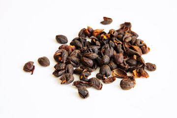 Coffee cherry  on the white background