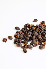 Coffee cherry  on the white background