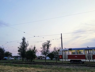 cable car in the mountains