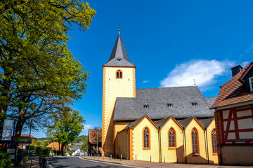 Fototapeta na wymiar Kirche, Bad Orb, Deutschland 