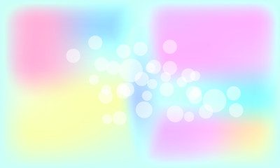 Vector illustration of soft colored abstract background