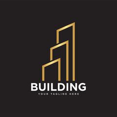 Building Construction Logo Design Vector