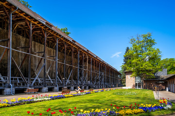 Gradierwerk, Bad Orb, Hessen, Deutschland 