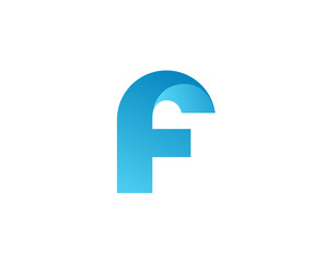 Letter F logo icon design template elements