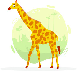 Fototapeta na wymiar giraffe Vector illustration