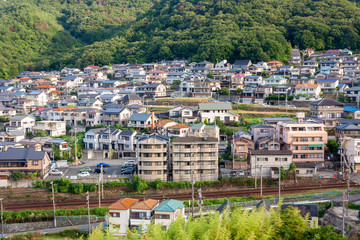 Fototapeta na wymiar Hanayama in the Mountains of Kobe, Japan