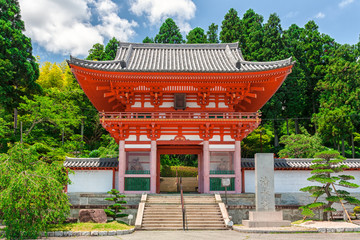 Majestic Gate to Kiyomizu Temple in Hyogo, Japan
