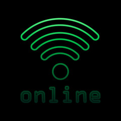 wifi signal nolan icon. Simple thin line, outline vector of sosial media network icons for ui and ux, website or mobile application