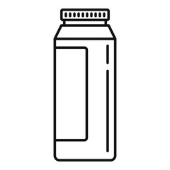 Cleaning powder icon. Outline cleaning powder vector icon for web design isolated on white background