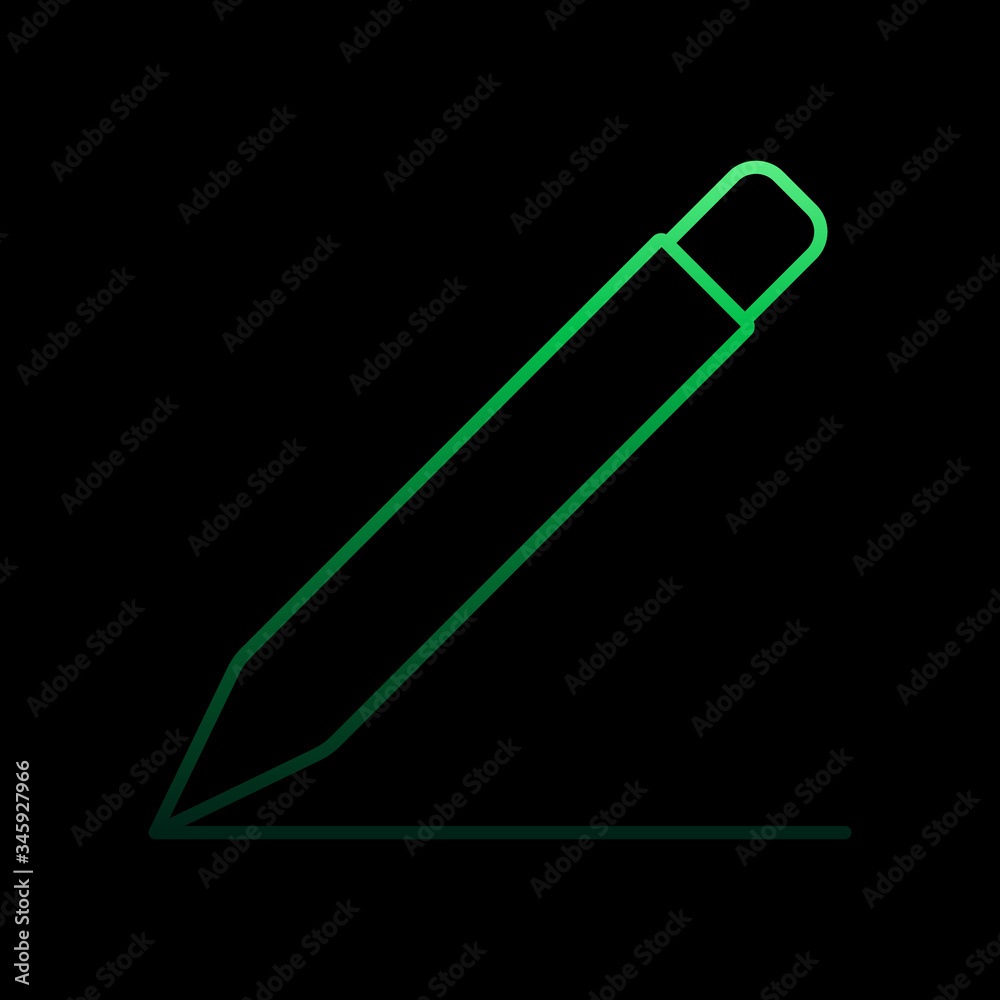 Poster pen and line nolan icon. simple thin line, outline vector of sosial media network icons for ui and u