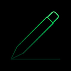 pen and line nolan icon. Simple thin line, outline vector of sosial media network icons for ui and ux, website or mobile application