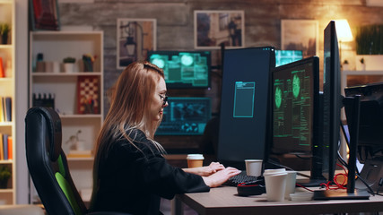 Dangerous cyber criminals working together to bring down the government using super computers....