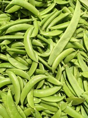 green beans in the supermarket