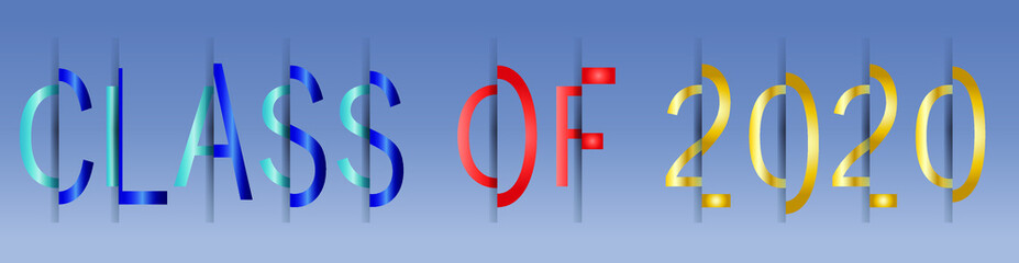 abstract vector background. Class Of 2020