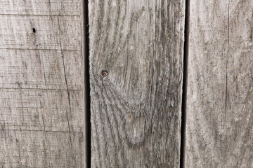 Old wooden background and texture. Wooden door, table or floor with vertical boards. selective focus